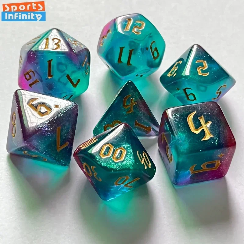 Board Game Land - 7 Uds. De nuevos dados de