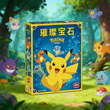 Board Game Strategi - Juego de Mesa Pokémon Dazzling Gem