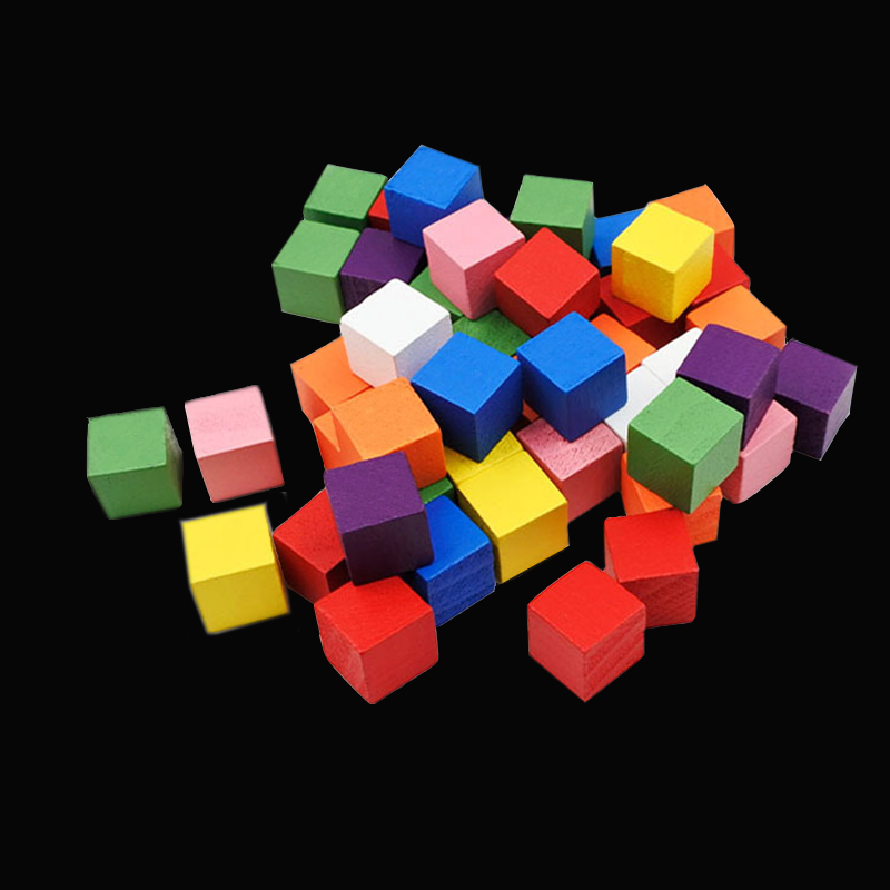 Board Game Sequence - 100 unids/lote 14 colores 10mm cubo