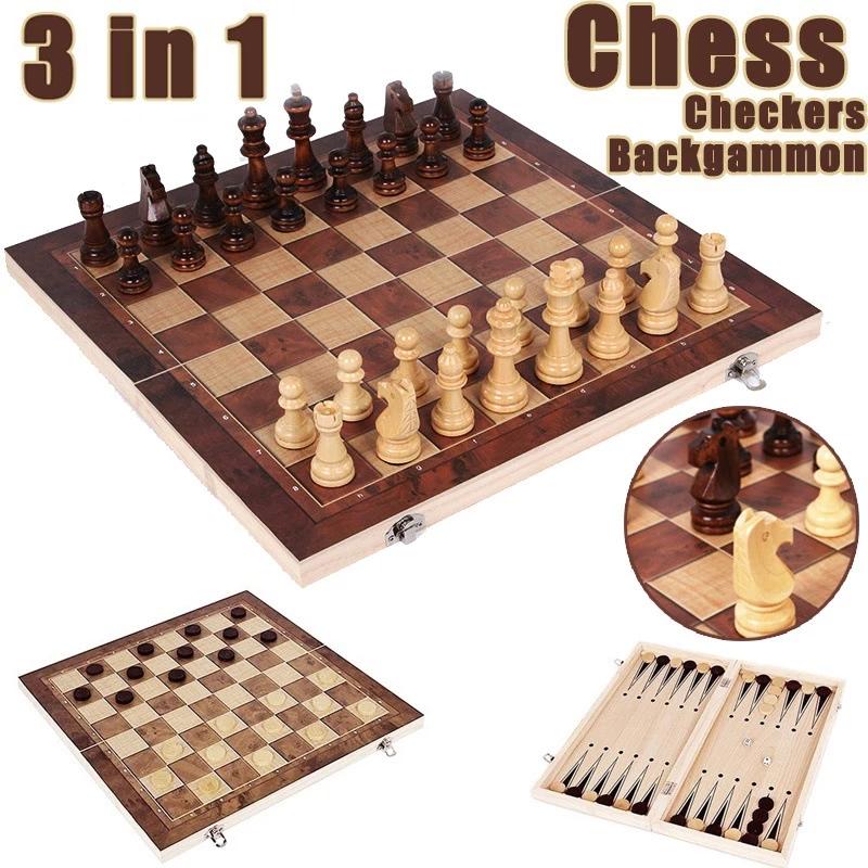 Tablero de ajedrez 3 en 1, tab - Board Game Quacks reseña y precio