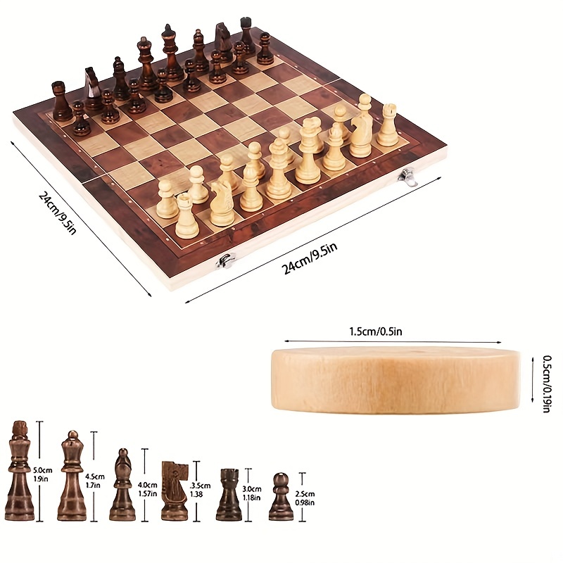 Tablero de ajedrez 3 en 1, tab - Board Game Quacks reseña y precio