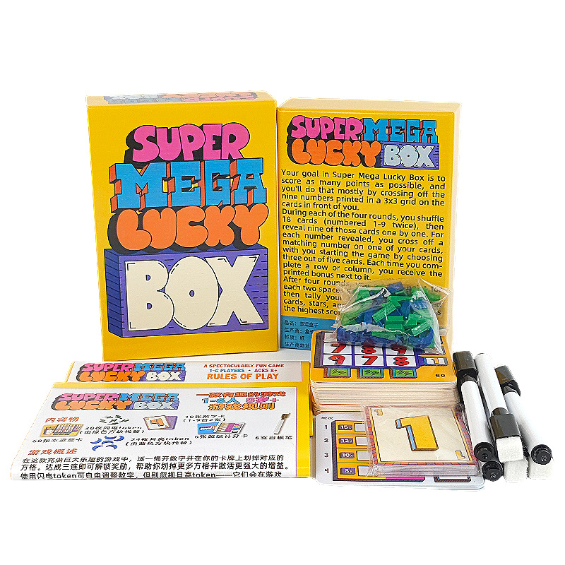 Juego de Mesa Super Mega Lucky - Board Game Strategi reseña y precio