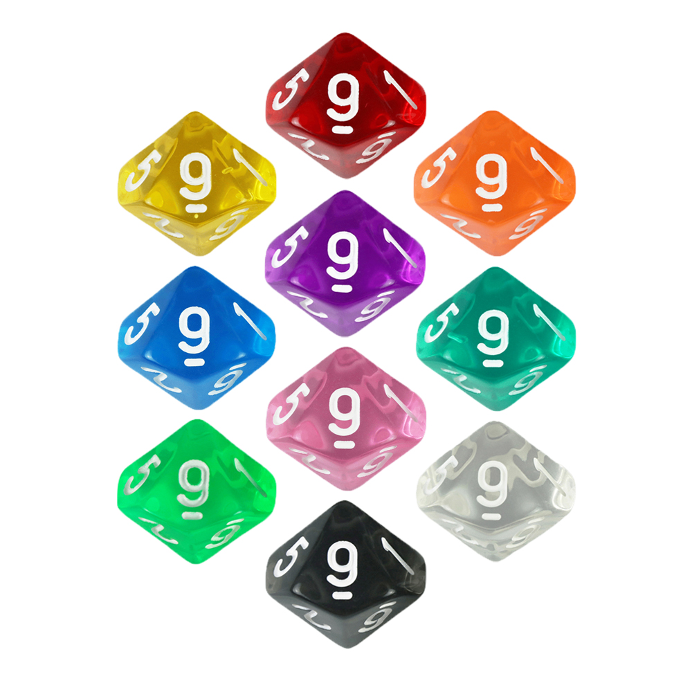 Juego de mesa D10 Dice 10 Uds  - Board Game Land reseña y precio