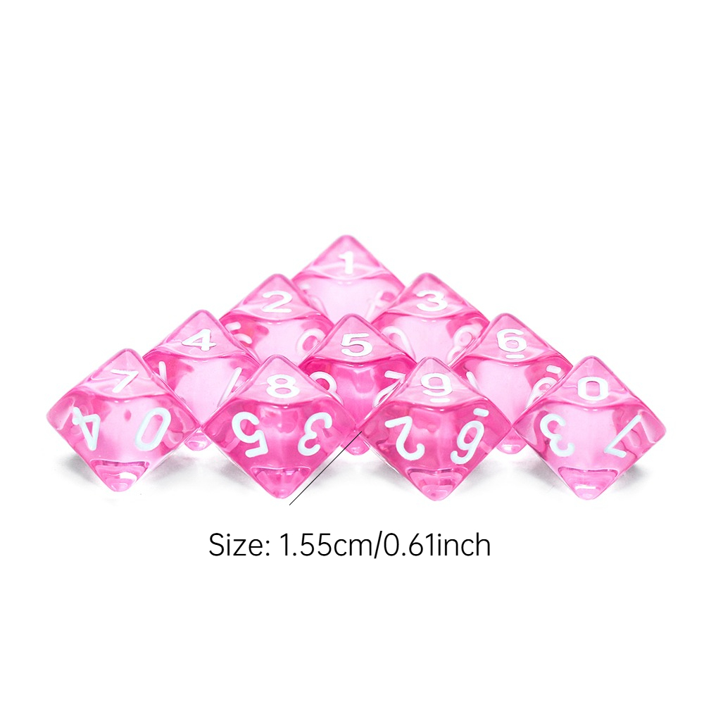 Juego de mesa D10 Dice 10 Uds  - Board Game Land reseña y precio
