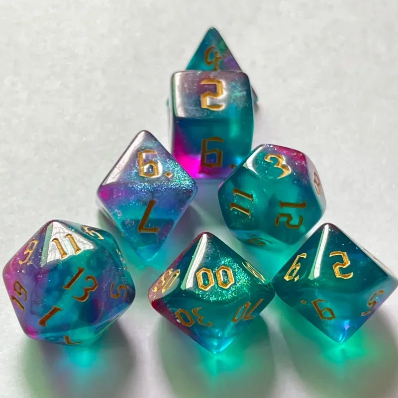 7 Uds. De nuevos dados de colo - Board Game Land reseña y precio