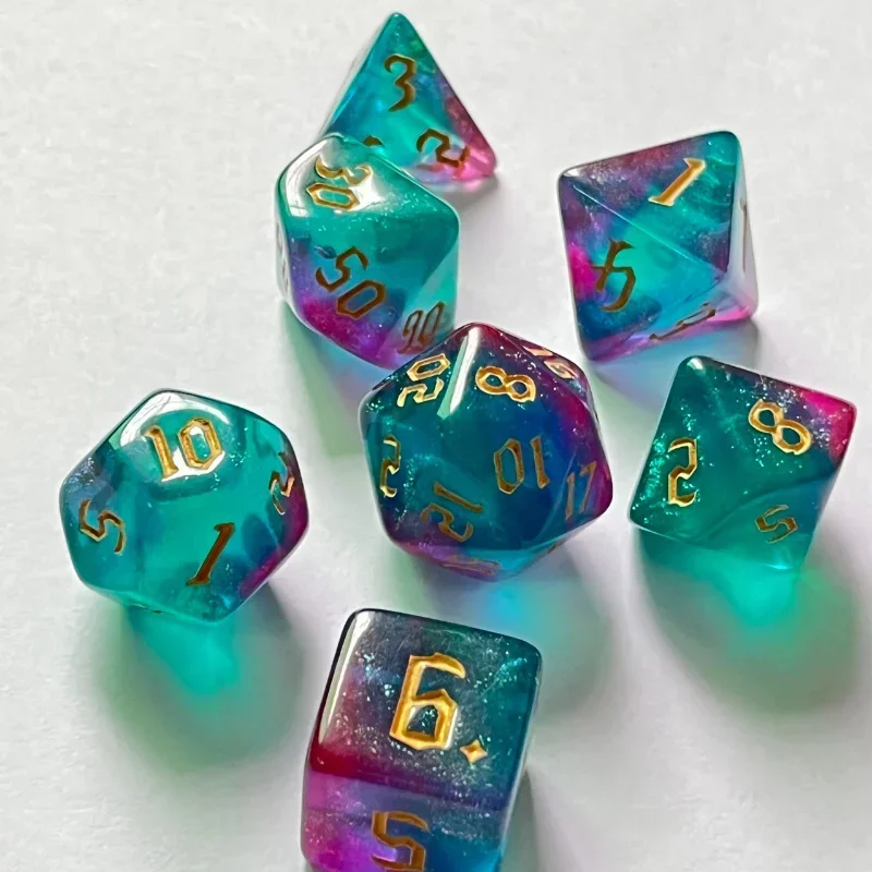 7 Uds. De nuevos dados de colo - Board Game Land reseña y precio