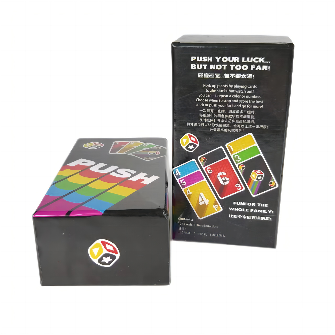 Juego de cartas de empuje Jueg - Board Game Strategi reseña y precio