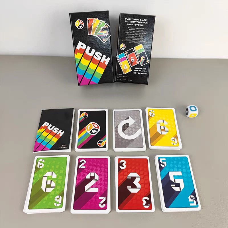 Juego de cartas de empuje Jueg - Board Game Strategi reseña y precio