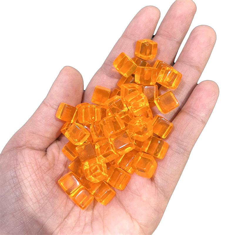 100 unids/set 8mm cubo transpa - Board Game Loop reseña y precio