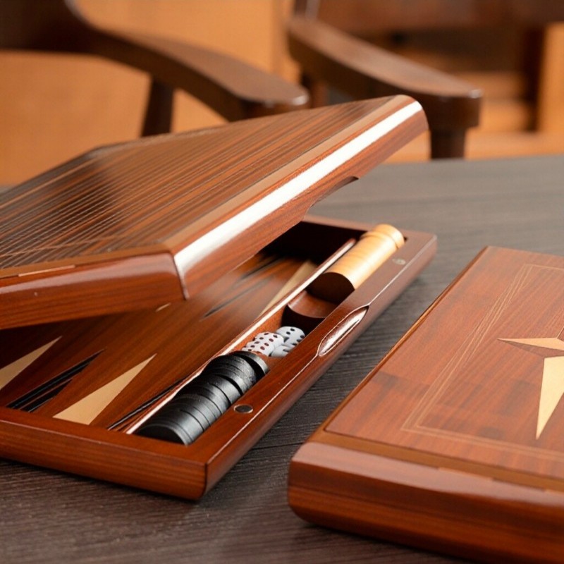 Juego de Backgammon de Madera  - Board Game Quacks reseña y precio