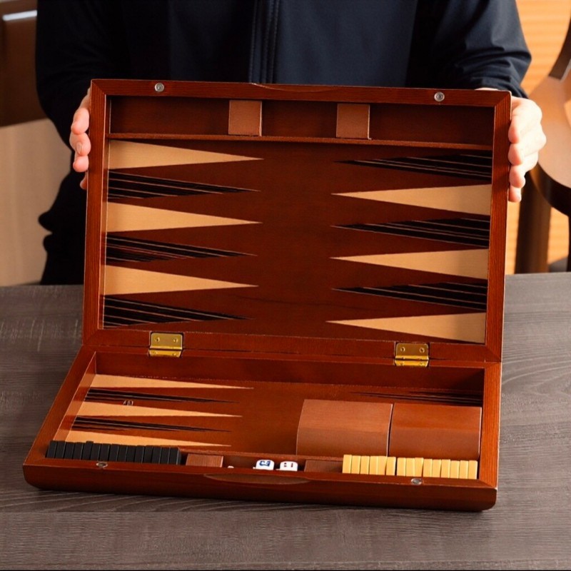 Juego de Backgammon de Madera  - Board Game Quacks reseña y precio