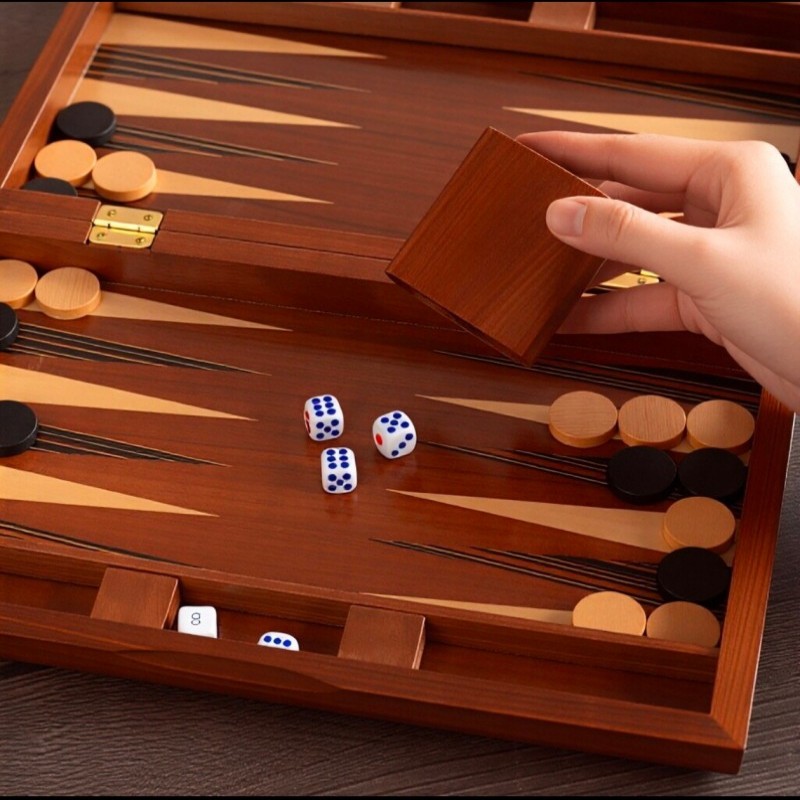 Juego de Backgammon de Madera  - Board Game Quacks reseña y precio