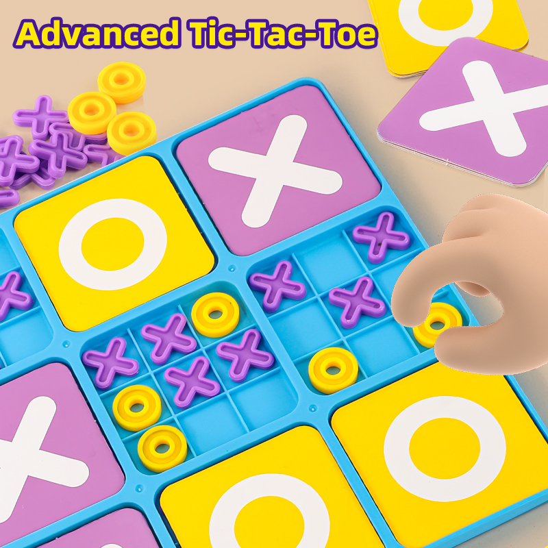 Colorful Battle Xo Tic-Tac-Toe - Board Game Quacks reseña y precio