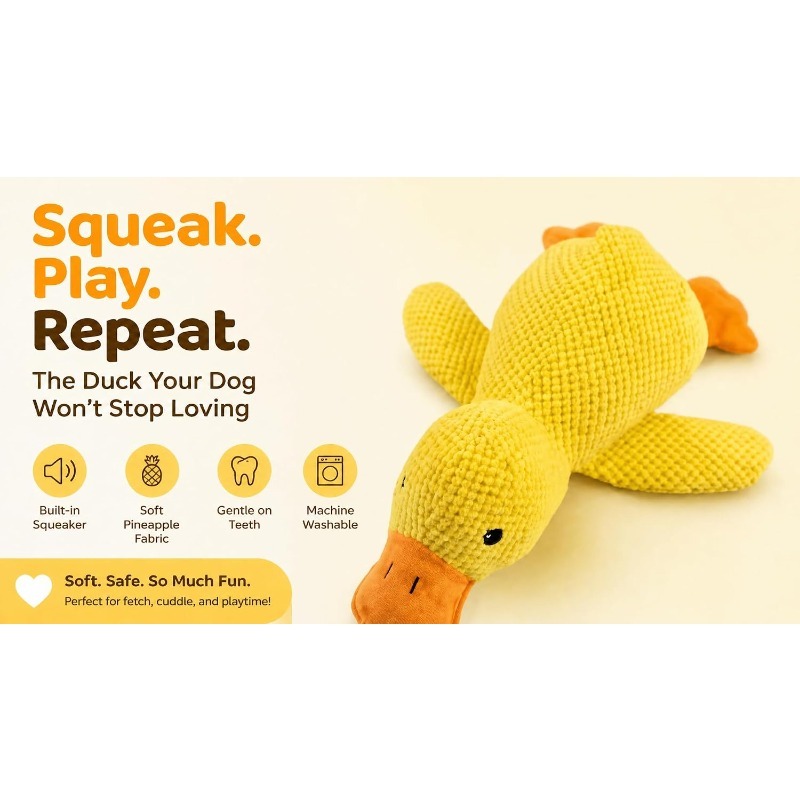 Juguete de peluche de pato rel - Board Game Quacks reseña y precio