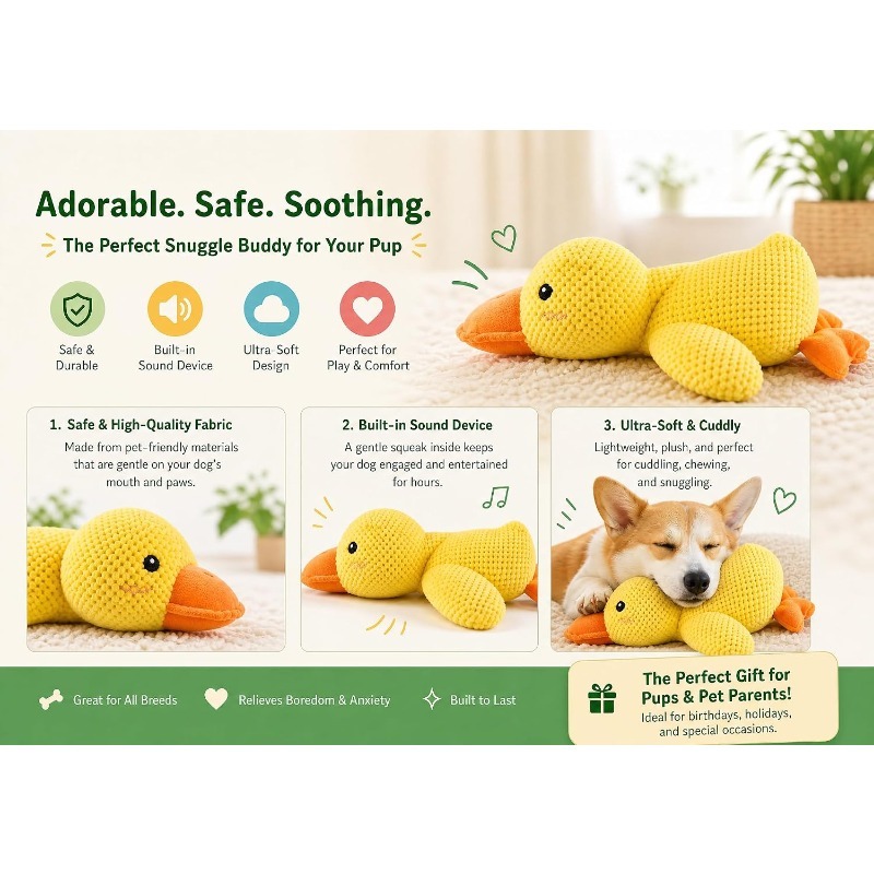 Juguete de peluche de pato rel - Board Game Quacks reseña y precio