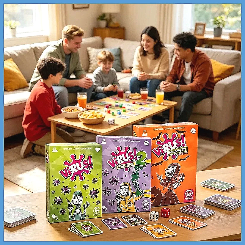 Juego de Cartas de Estrategia  - Board Game Virus reseña y precio