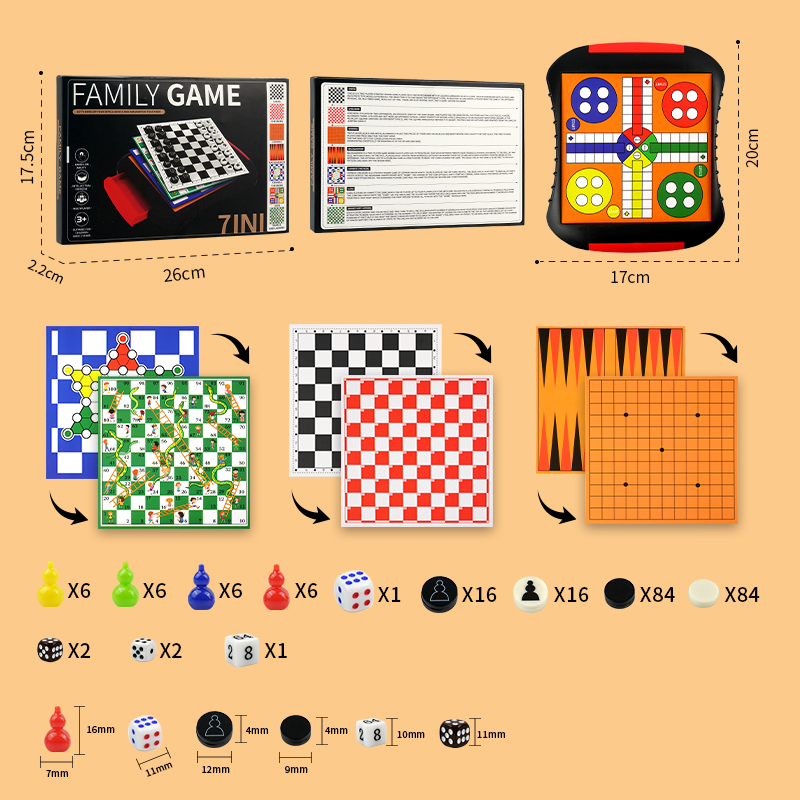 Juegos de Mesa 3 en 1/5 en 1/7 - Board Game Quacks reseña y precio