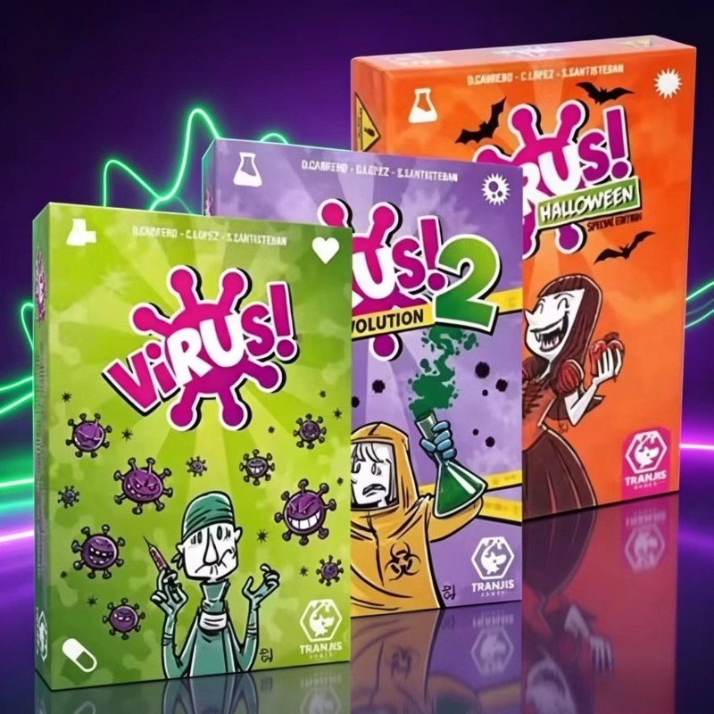 Interesante juego de cartas Vi - Board Game Virus reseña y precio
