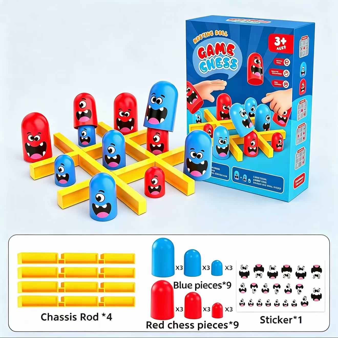 Juego de Mesa Tic-Tac-Toe Eat- - Board Game For 6 Years Old reseña y precio